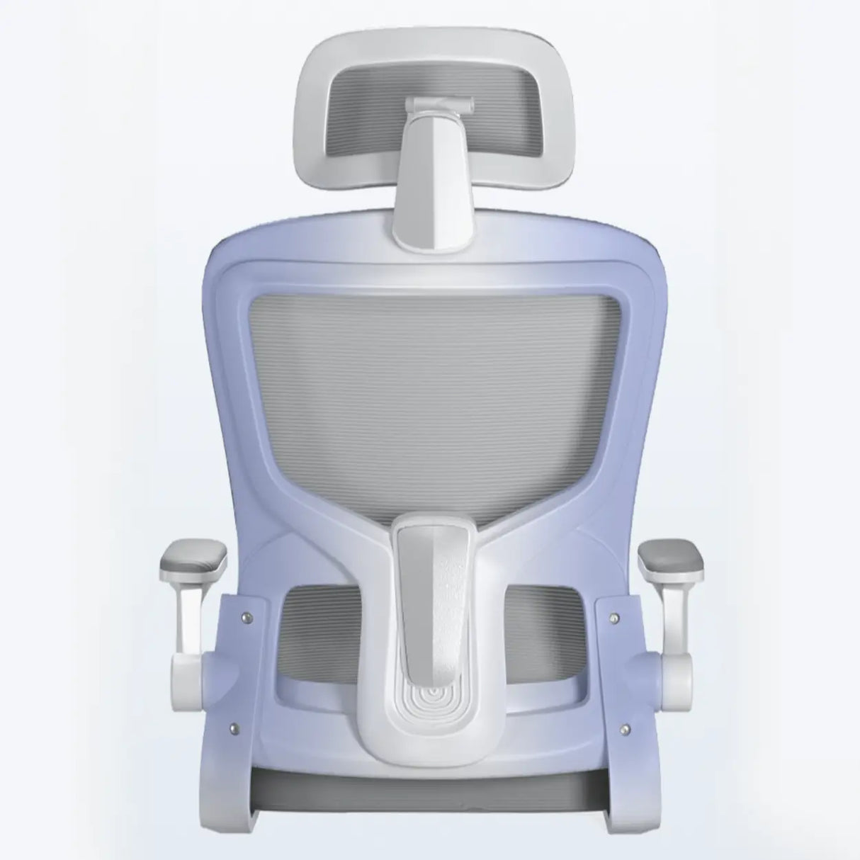 Swivel Lumbar Support Adjustable Nylon Frame Office Chair Image - 7
