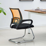 Swivel Mesh Ergonomic Home Comfy Small Office Black Chair Image - 11