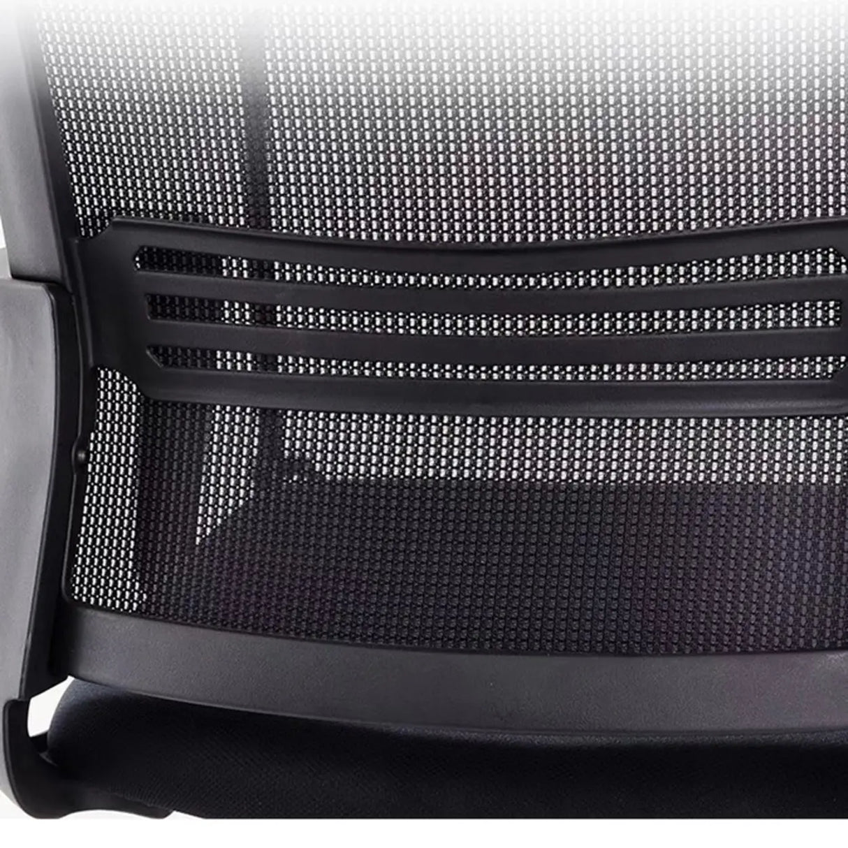 Swivel Mesh Ergonomic Home Comfy Small Office Black Chair Image - 12