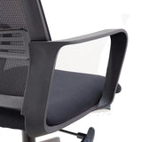 Swivel Mesh Ergonomic Home Comfy Small Office Black Chair Image - 13