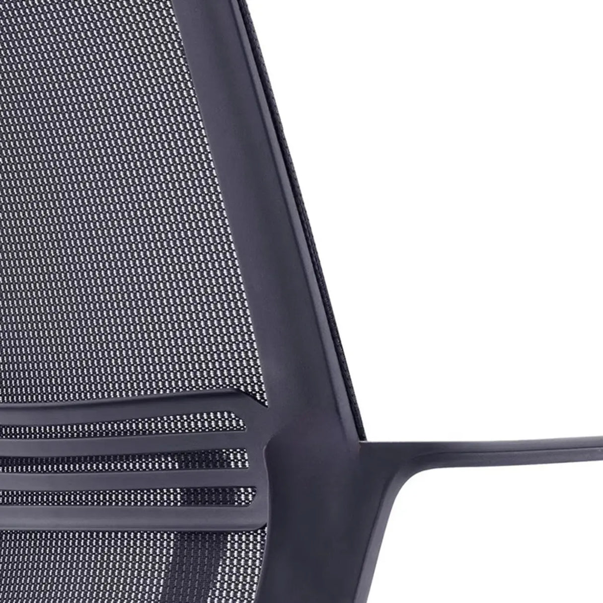 Swivel Mesh Ergonomic Home Comfy Small Office Black Chair Image - 15