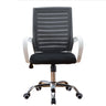 Swivel Mesh Ergonomic Home Comfy Small Office Black Chair Image - 16