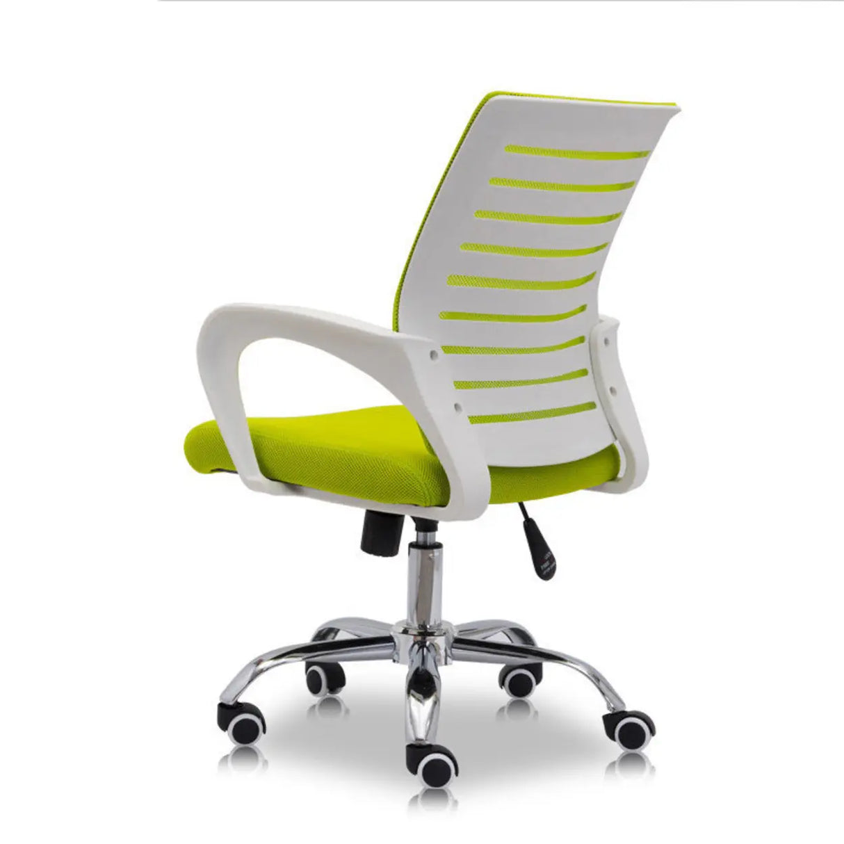 Swivel Mesh Ergonomic Home Comfy Small Office Black Chair Image - 17