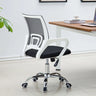 Swivel Mesh Ergonomic Home Comfy Small Office Black Chair Image - 2