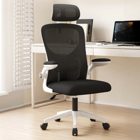 Swivel Mid-Back Ergonomic Mesh Office Chair with Wheels Image - 1