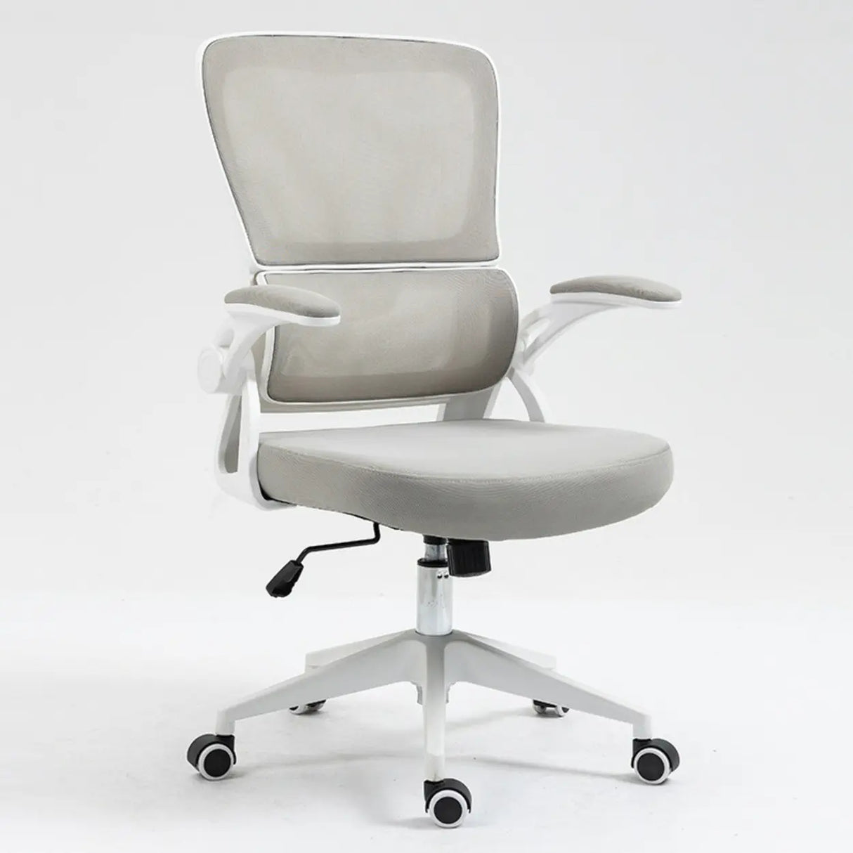 Swivel Modern Ergonomic Adjustable Arms Mesh Office Chair Image - 11