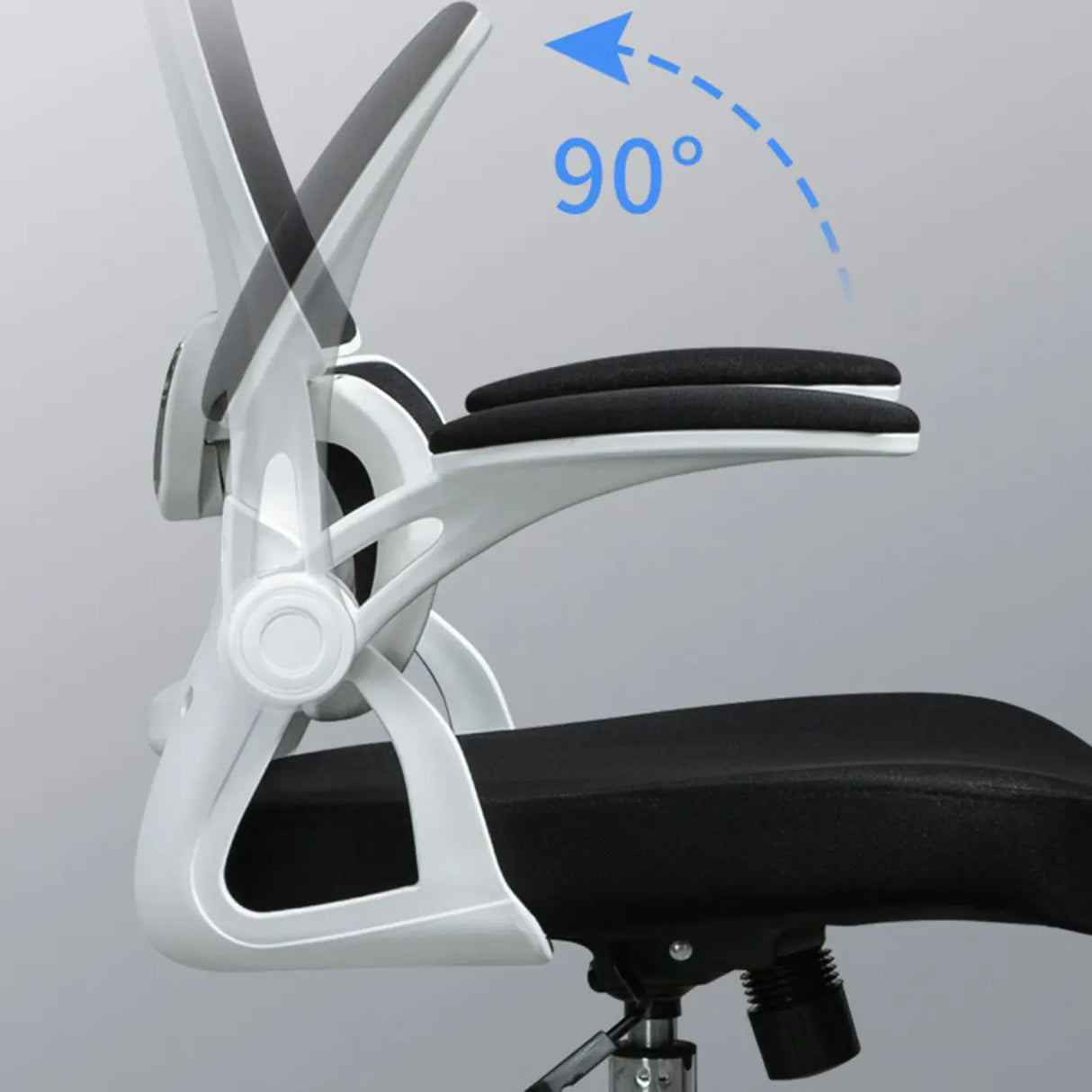Swivel Modern Ergonomic Adjustable Arms Mesh Office Chair Image - 13