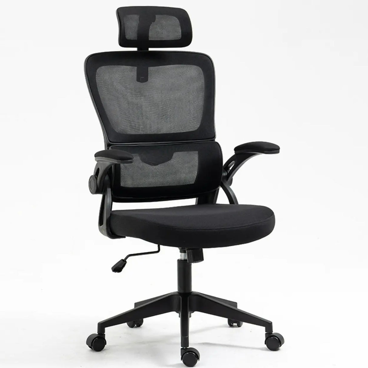 Swivel Modern Ergonomic Adjustable Arms Mesh Office Chair Image - 2