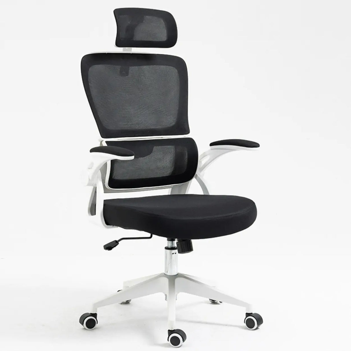 Swivel Modern Ergonomic Adjustable Arms Mesh Office Chair Image - 5