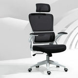 Swivel Modern Ergonomic Adjustable Arms Mesh Office Chair Image - 6
