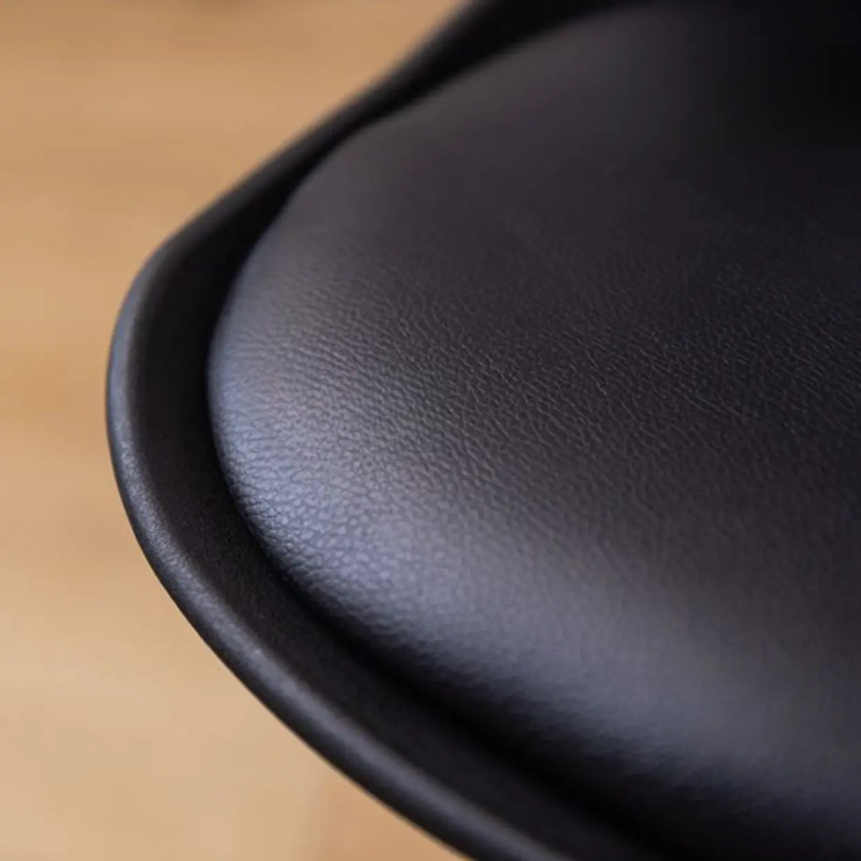 Swivel Paw-Shaped Full Back Bucket Leather Bar Stool Image - 15