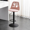 Swivel Paw-Shaped Full Back Bucket Leather Bar Stool Image - 19