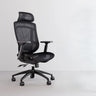 Swivel Red Adjustable Wheels Ergonomic Mesh Office Chair Image - 5