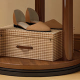 Swivel Tree Shape Nut-Brown Hooks Coat Rack Image - 6