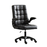 Swivel Tufted Upholstered Task Nylon Casters Office Chair Image - 10