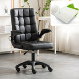 Swivel Tufted Upholstered Task Nylon Casters Office Chair Image - 2