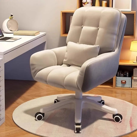 Swivel Upholstered Fabric Adjustable Task Office Chair Image - 1