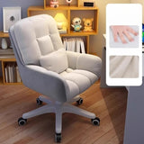Swivel Upholstered Fabric Adjustable Task Office Chair Image - 3