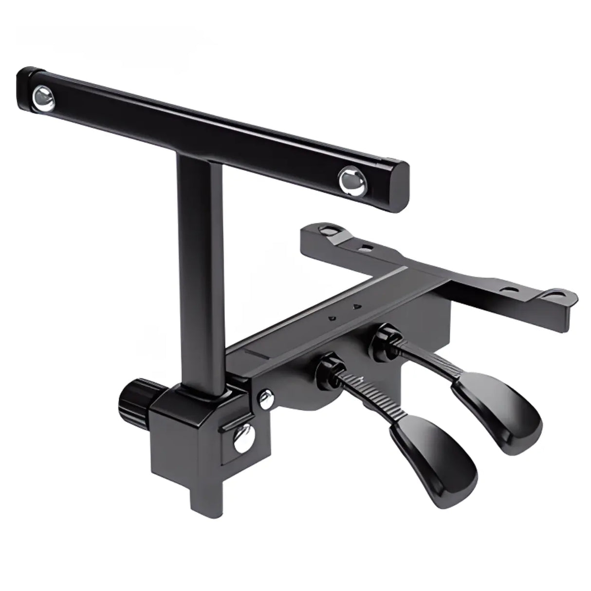 Swivel White Adjustable Ergonomic Leather Office Chair Image - 9