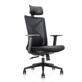 Swivel White Metal Frame Ergonomic Mesh Office Chair Image - 7