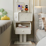Tall Height Wood Open Storage Nightstand for Kids Image - 1