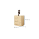 Tall Natural Finish Wood Vertical Five Drawers Chest Image - 25