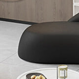 Tear Resistant Faux Leather Curved Tight Back Sofa Image - 12