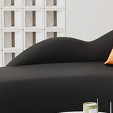 Tear Resistant Faux Leather Curved Tight Back Sofa Image - 8