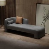 Tear Resistant Faux Leather Upholstered Left-Arm Chaise Image - 11