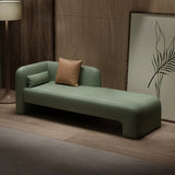 Tear Resistant Faux Leather Upholstered Left-Arm Chaise Image - 13