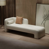Tear Resistant Faux Leather Upholstered Left-Arm Chaise Image - 3