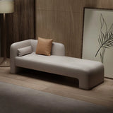 Tear Resistant Faux Leather Upholstered Left-Arm Chaise Image - 5