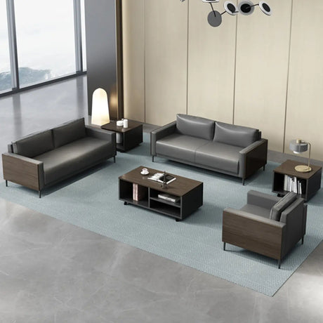 Tear Resistant Sewn Pillow Back Sofa Seating Group Image - 1