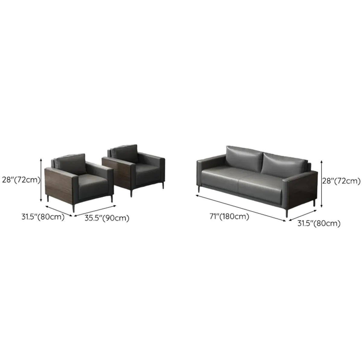 Tear Resistant Sewn Pillow Back Sofa Seating Group Image - 15