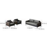 Tear Resistant Sewn Pillow Back Sofa Seating Group Image - 15