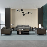 Tear Resistant Sewn Pillow Back Sofa Seating Group Image - 5