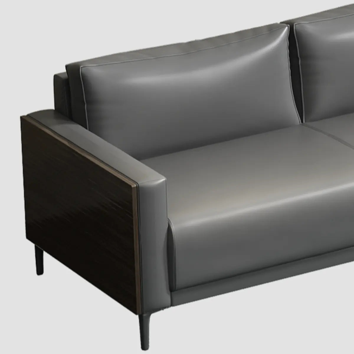Tear Resistant Sewn Pillow Back Sofa Seating Group Image - 9