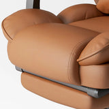 Tilt Brown Adjustable Ergonomic Steel Frame Office Chair Image - 6