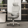 Tilt Mechanism Ergonomic Grey Adjustable Lumbar Office Chair Image - 5