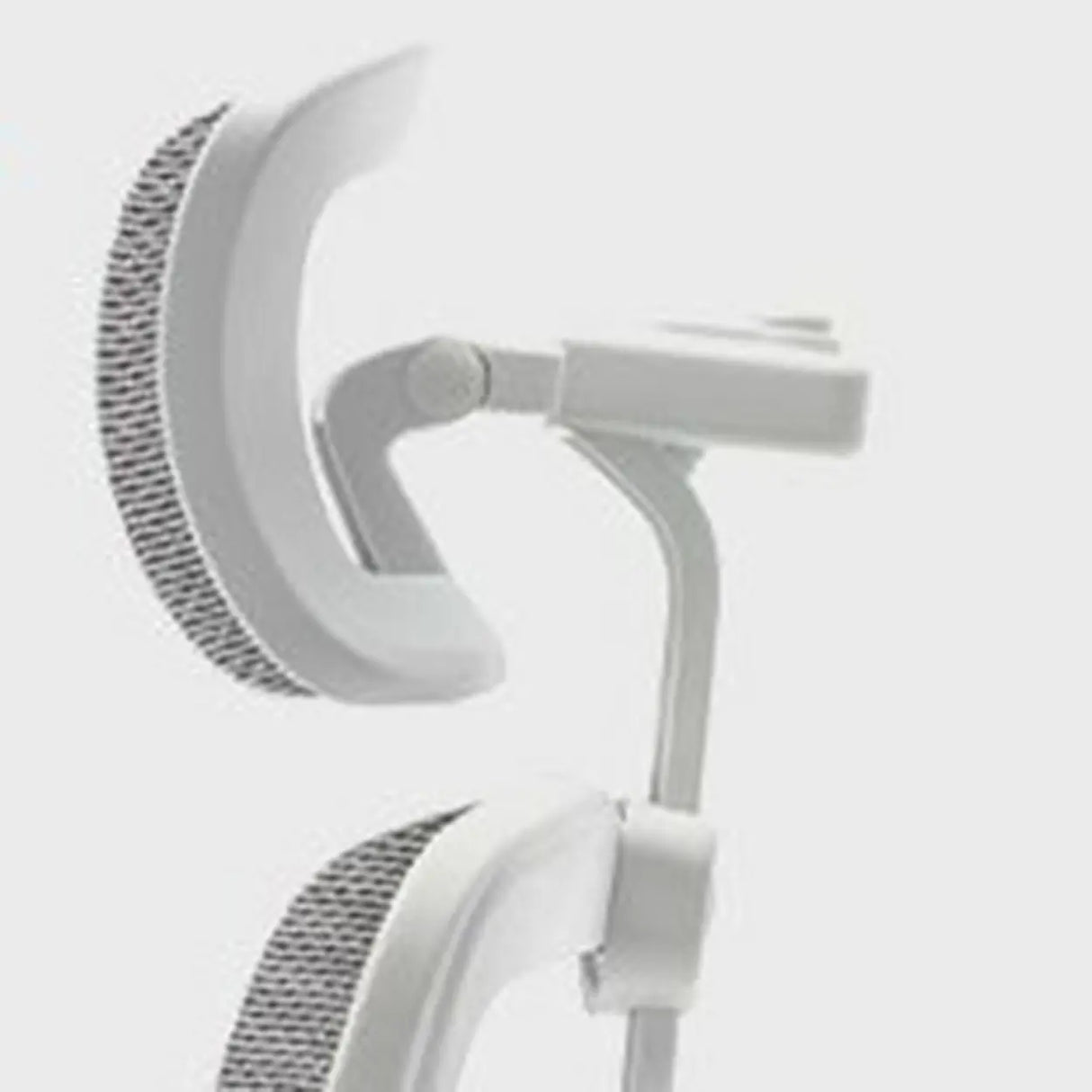 Tilt Mechanism Ergonomic Grey Adjustable Lumbar Office Chair Image - 8