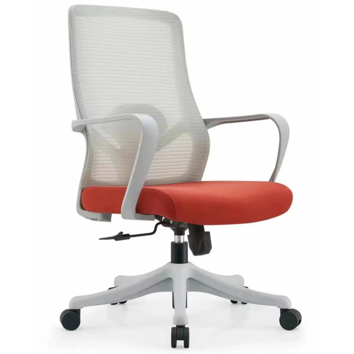 Tilt Mechanism Mesh Swivel Office Chair with Lumbar Support Image - 10
