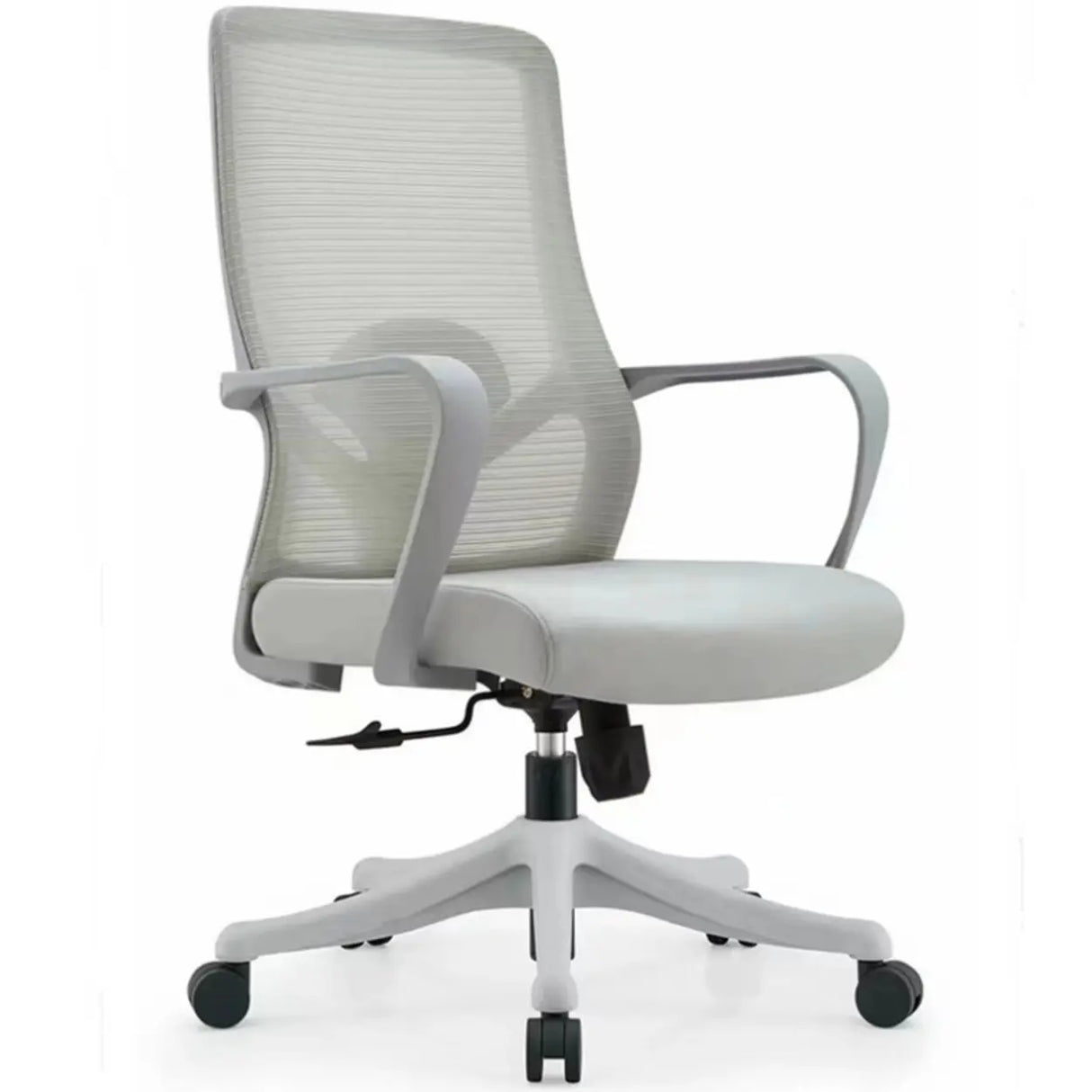 Tilt Mechanism Mesh Swivel Office Chair with Lumbar Support Image - 11