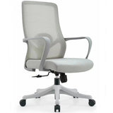Tilt Mechanism Mesh Swivel Office Chair with Lumbar Support Image - 11