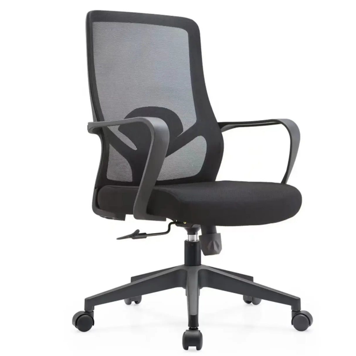 Tilt Mechanism Mesh Swivel Office Chair with Lumbar Support Image - 5