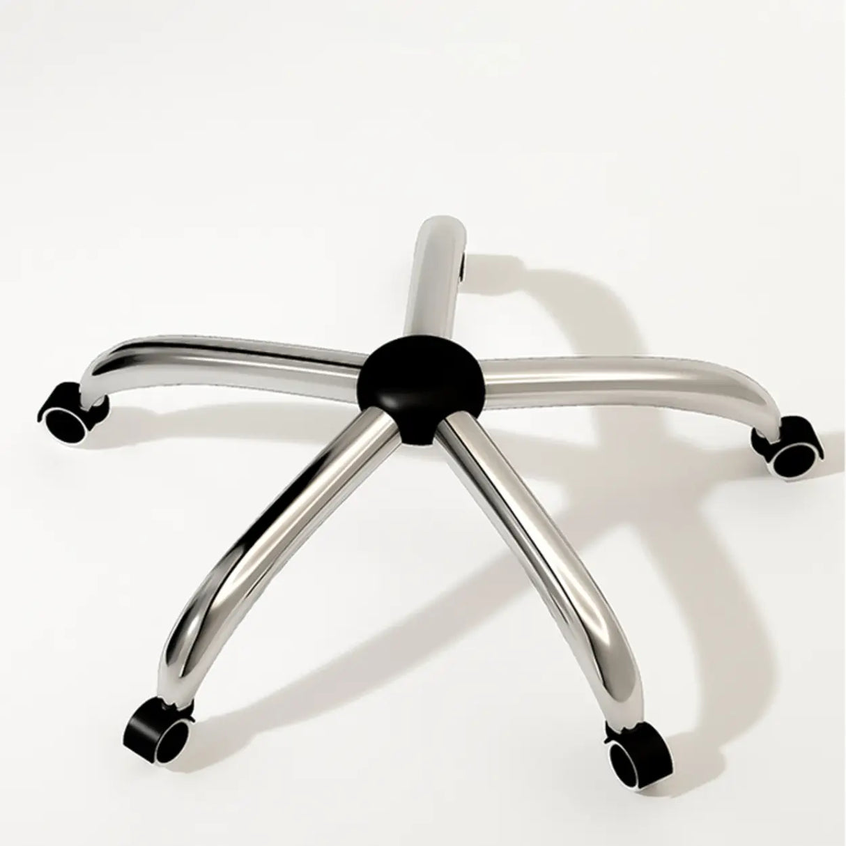 Tilt Mechanism Steel Frame Swivel Leather Task Office Chair Image - 17