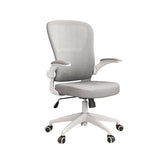 Tilt White Adjustable Ergonomic Mesh Nylon Office Chair Image - 9