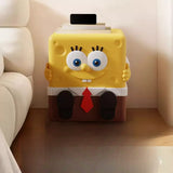 Tip Resistant Animals Wood Kids Nightstand with Drawers Image - 5