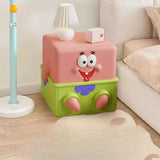 Tip Resistant Animals Wood Kids Nightstand with Drawers Image - 7