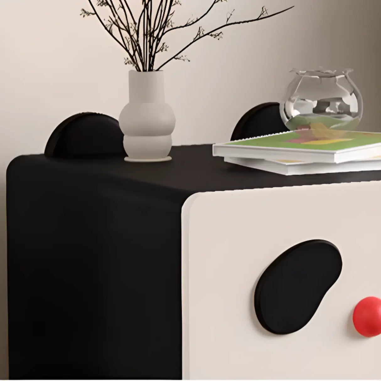 Tip Resistant Animals Wood Kids Nightstand with Drawers Image - 9