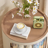 Tip Resistant Kids Nightstand with Cabinet and Shelves Image - 12